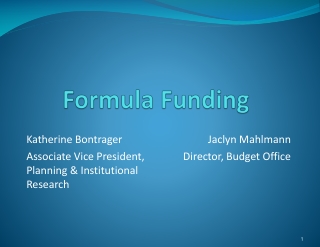 Formula Funding