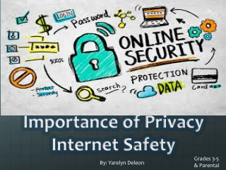 Importance of Privacy Internet Safety