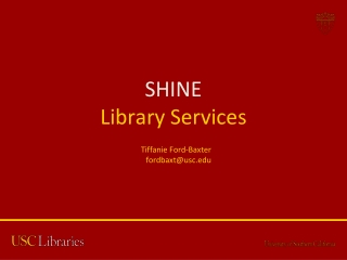 SHINE Library Services