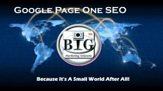 Google Page One SEO