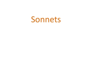 Sonnets