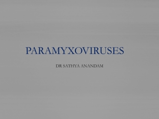 PARAMYXOVIRUSES