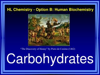 HL Chemistry - Option B: Human Biochemistry