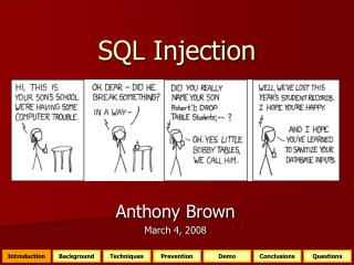 SQL Injection