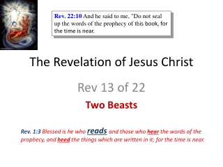 The Revelation of Jesus Christ