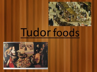 Tudor foods