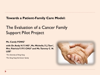 Towards a Patient-Family Care Model: The Evaluation of a Cancer Family Support Pilot Project