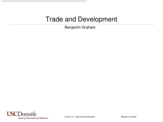 Trade and Development