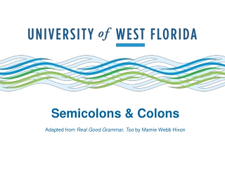 Semicolons &amp; Colons