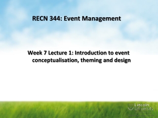 RECN 344: Event Management