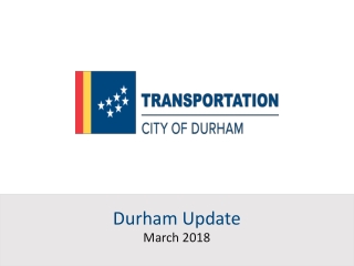 Durham Update