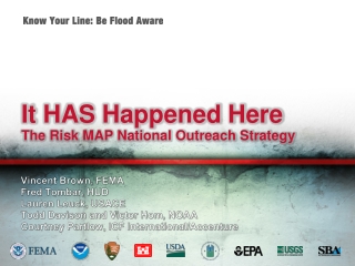 It HAS Happened Here The Risk MAP National Outreach Strategy