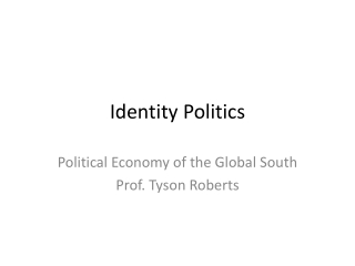 Identity Politics