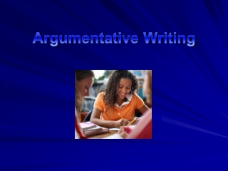 Argumentative Writing