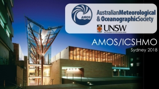 AMOS/ICSHMO Sydney 2018
