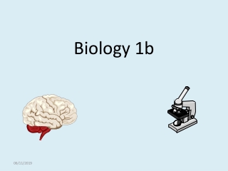 Biology 1b