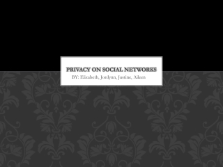 Privacy on social networks