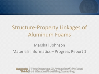 Structure-Property Linkages of Aluminum Foams