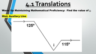 4.1 Translations