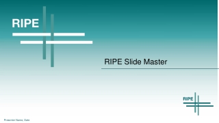 RIPE Slide Master