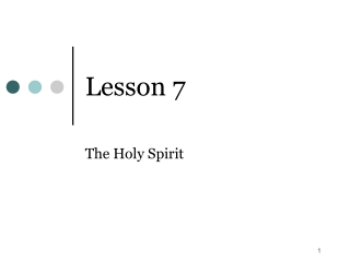 Lesson 7