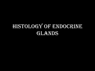 Histology of Endocrine glands