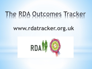 The RDA Outcomes Tracker