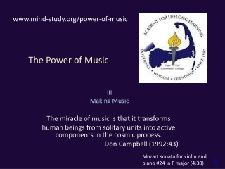 The Power of Music