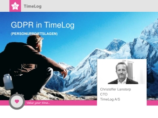 GDPR in TimeLog