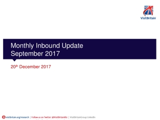 Monthly Inbound Update September 2017