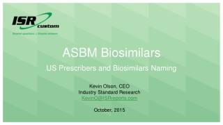 ASBM Biosimilars