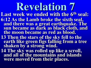 Revelation 7