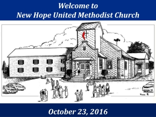 Welcome to New Hope United Methodist Church
