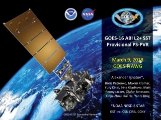 GOES-16 ABI L2+ SST Provisional PS-PVR