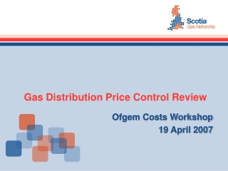 Gas Distribution Price Control Review