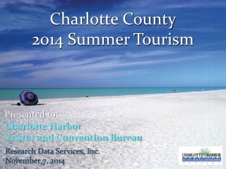 Charlotte County 2014 Summer Tourism