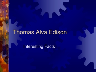 Thomas Alva Edison