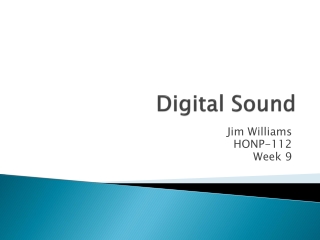 Digital Sound