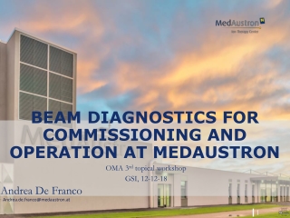 Beam diagnostics for commissioning and operation at MedAustron