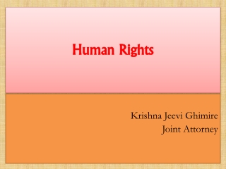 Human Rights