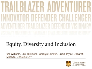 Equity, Diversity and Inclusion