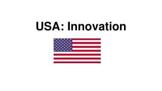 USA: Innovation