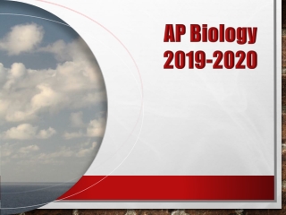 AP Biology 2019-2020