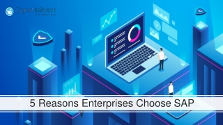 5 Reasons To Choose SAP Enterprise Solutions
