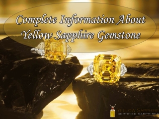 Benefits Of Wearing Yellow Sapphire Gemstone