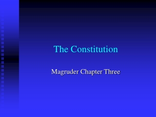 The Constitution