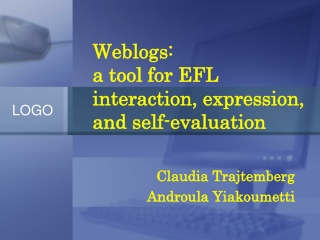 Weblogs: a tool for EFL interaction, expression, and self-evaluation