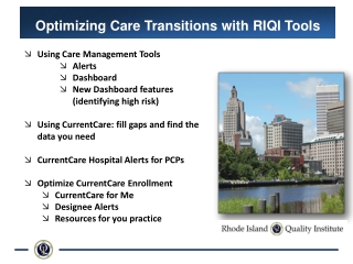 Optimizing Care Transitions with RIQI Tools
