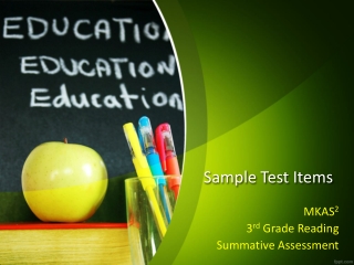 Sample Test Items