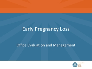 Early Pregnancy Loss